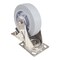 Vestil Thermoplastic Rubber Swivel With Total Brake Caster 6 In. Diameter x 2 In. Width 600 lb Gray CST-E-SS-6X2TPR-SWTB - alternate 4